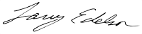 Larry Edelson Signature